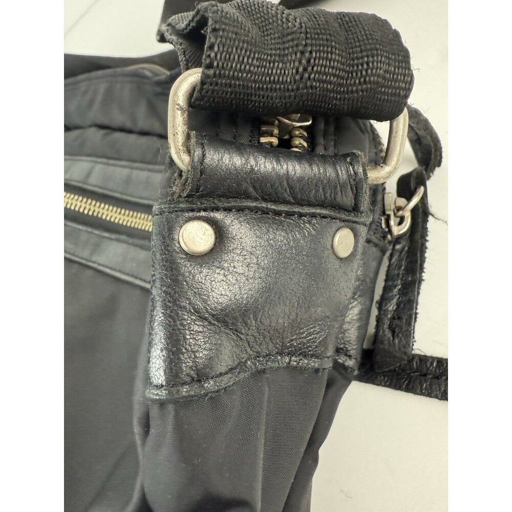EigenPost‎ Crossbody Travel Purse Bag Black Lightweight Pockets Adjustable Strap - Picture 11 of 13